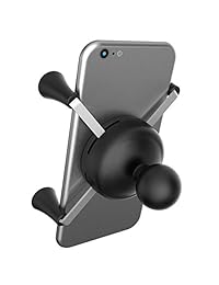 Ram Mount Cuna Soporte para pelota de X GRIP teléfono celular iPhone con 1 Inch   Embalaje universal   Negro, Negro
