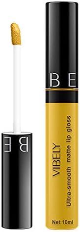 VibelyMatte Liquid Lipstick Gloss, Water Proof and Shimmer Velvet vivid Lip Gloss,Long lasting Pigment Kiss proof Not touch Cup Lipstick,Mild odor,Frosted Bottle Elegant Decor on Dresser(29 colors)