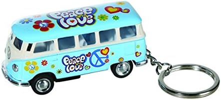 Great value present gift. VW Peace and Love Keyring - Pack of 2. Fun key ring
