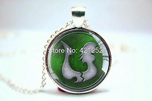 Pretty Lee 2015 Fashion Fairy Tail Pendant Lamia Scale Guild Emblem Vision 2 Glass Photo Cabochon Necklace Christmas gift