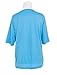 Breast Cancer Shirt Mastectomy Clothing With Drain Pockets Soft As Feathers,Blue,Medium