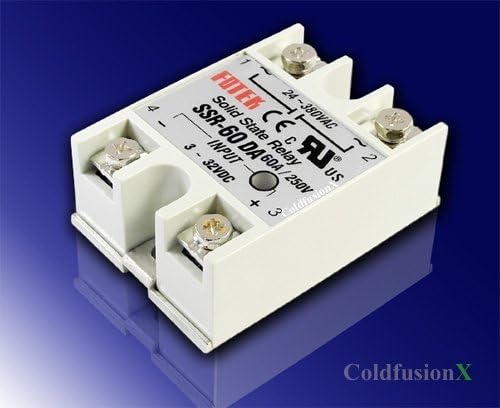 Lightobject ESSR-60DAC Solid State Relay, DC In AC Out, 60 amp
