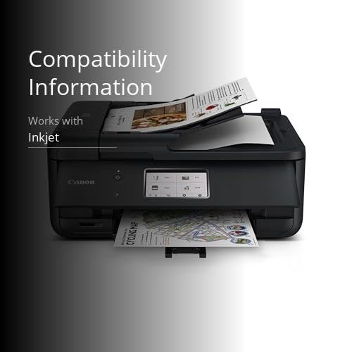 Canon PIXMA TR8620a - All-in-One Printer Home Office|Copier|Scanner|Fax|Auto Document Feeder | Photo, Document | Airprint (R), Android, Black, Works with Alexa