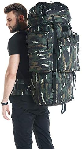 Hiking Bag Outdoor Backpack Large Capacity Mountaineering Bag Travel Hiking Backpack Men and Women Backpack Bag 65L/100L Hiking Backpacks (Color : D, Size : 65L-302068CM)