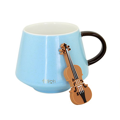 CHUYI Cute and Novelty Violin Shape 8GB USB 2.0 Flash Drive Pen Drive Memory Stick Data Storage Jump Drive Pendrive U Disk Gift (Brown)