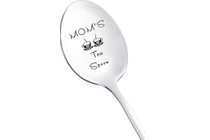 Birthday Gifts for Mom from Daughter Son Mom's Tea Spoon for Mom Mother Tea Lovers Gift Spoons for Mama Mommy Christmas Mothe