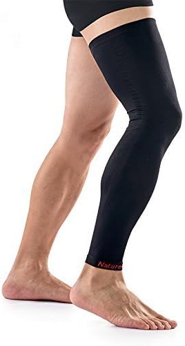 ALLIN Knee Compression Sleeve Full Length Stretch Long Sleeve Sports Climbing Surfing Color Black