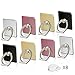COOLOO Cell Phone Ring Holder Stand, 8 Pack 360 Degree Rotation Phone Grip Finger Ring Compatible iPhone X, 8, 7, 6s, Plus, Samsung Galaxy S6 S7, Note, LG, Google Pixel