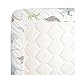 Carousel Designs Watercolor Dinosaurs Crib Sheet - Organic 100% Cotton Fitted Crib Sheet - Made in The USA