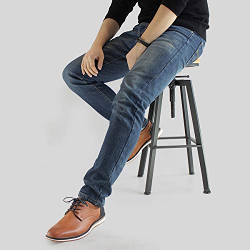 MERRYLAND Men's Business Casual Oxford Shoes,Tan PU, 7 M US Pricepulse