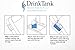 The DrinkTank - Drink Water in Bed - Bedside Water Pitcher with Straw - Perfect Hydration Solution for Dry Mouth (Xerostomia) and Any Type of Recovery