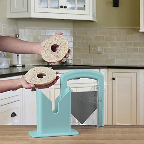 Hoan The Original Bagel Guillotine Universal Slicer, Silver, 9.25Inch
