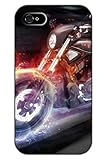 SPRAWL Classic Hard Case Apple Iphone 5 5S--Black Motorcycle