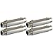 GLS Audio XLR Female Coupler Gender Changer XLR-F Mic Barrel Mike Adapter - 4 Pack
