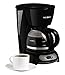 Mr. Coffee 4-Cup Switch Coffee Maker, Black
