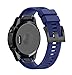 Wearable4U Garmin Fenix 5X 26mm Quick Release Easy Fit Silicone Replacement Watch Band for Garmin Fenix 5X, Quatix 3, Fenix 3 HR, Fenix 3, Tactix Bravo, Foretrex 601, Foretrex 701 (Navy Blue)