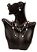 Caddy Bay Collection Necklace and Earring Bust Jewelry Display - Black