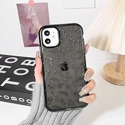 NITITOP Compatible for iPhone Case Cute Flower