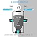 Wireless Car Charger, GELOO Wireless Fast Car Charger Mount Qi Fast Charging Wireless Charger Car Vent Cell Phone Holder Cradle for Samsung Galaxy S9/S9+ Plus/S8/S8+, iPhone X, 8/8 Plus and More