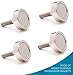 UbiGear Magnetic Push Paper Pin Refrigerator Magnet Tack Pushpin Coat Hook Holder (Screw-4)