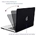 MOSISO Plastic Hard Shell Case Cover Only Compatible with Old Version MacBook Pro 15 inch with CD-ROM (Model: A1286), Black