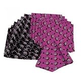 Pink Pirate Girl Cotton Bandanna (1 Dozen) by Fun Express