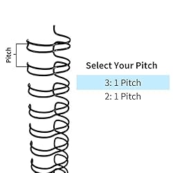 Rayson Double Loop Binding Wires 5/8 Inch - 3 to 1