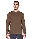 Under Armour Men's Tactical Tech Long Sleeve Shirt, Army Brown, Small
