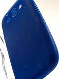 Shockwize (Tm) Impressions Series Samsung Galaxy S3 Soft Silicone Flex Shell Armor Protector Cover Case Shock Absorbing Silicon (All Providers) I9300 I9305 T999 I747 R530 I535 S960L S986C (Sil Solid Blue)