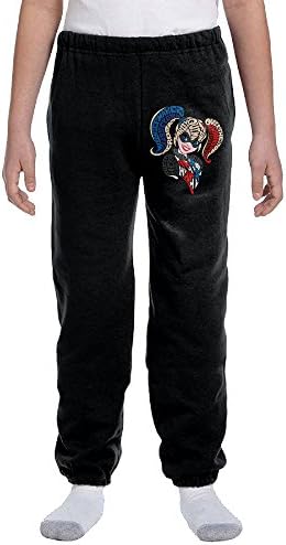 Tuiho Harley Quinn Hooded Sweatshirt For Kids Black