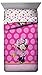Jay Franco Minnie Mouse Bigger Bow Twin Comforter and Sham Set (Offical Disney Product)