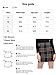 MakeMeChic Women's Plaid Skirt High Waisted Pencil Mini Skirt Black Green S
