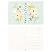 BEST PAPER GREETINGS Thank You Postcards With Note On Back - 72 Pack, 4 x 6 Inches, Floral Design - Floral Wedding Thank You Notes for Bereavement & Baby Shower