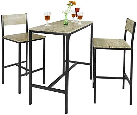 bar table with stools