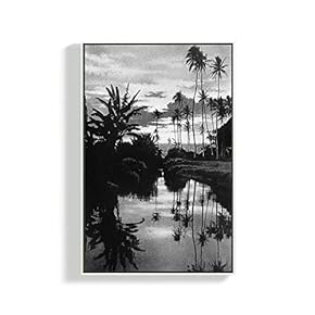 Framed Canvas Home Artwork Decoration Plants Canvas Wall Art for Living Room, Bedroom - 16x24 inches