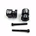 HTTMT MT221-003- Carbin Fiber Swingarm Spools R6 Engraved Logo 6mm Compatible with FZ6 2004-2008/ R6 YZF-R6 1998-2015/ R6S YZF-R6S (All Years) Carbon