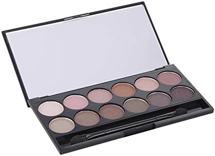 Dailyfun Eyeshadow Palette, Eyeshadow Palette, Forever Matt, 12 Perfectly combinable Shades, Matte, Glowing and Shimmering Textures, for Seductive Eyes
