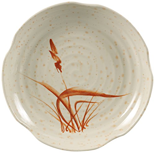 Yanco OR-1807 Orchis Lotus Shape Plate, 7.25