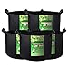 VIVOSUN 5-Pack 10 Gallon Plant Grow Bags, Premium Series Thichkened Non-Woven Aeration Fabric Pots w/Handles - Reinforced Weight Capacity & Extremely Durable (Black) primary