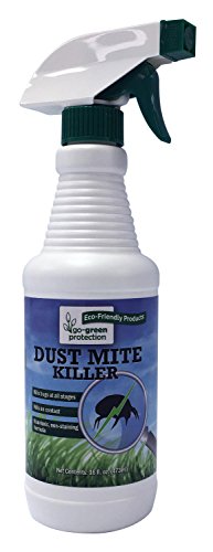 Go-Green 2-in-1 Dust Mite Killer and Repellent - Aggressive, Natural, and Effective, 16 ounce Go-Green 2-in-1 Dust Mite Killer and Repellent - Aggressive, Natural, and Effective, 16 ounce