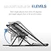 Aluminum Laptop Stand Adjustable, Compatible with Apple Mac MacBook 10 to 14 Inch Notebook, Ventilated Portable Ergonomic Desktop Holder Riser for Office Desk, Metal Black Soundance AS1thumb 2
