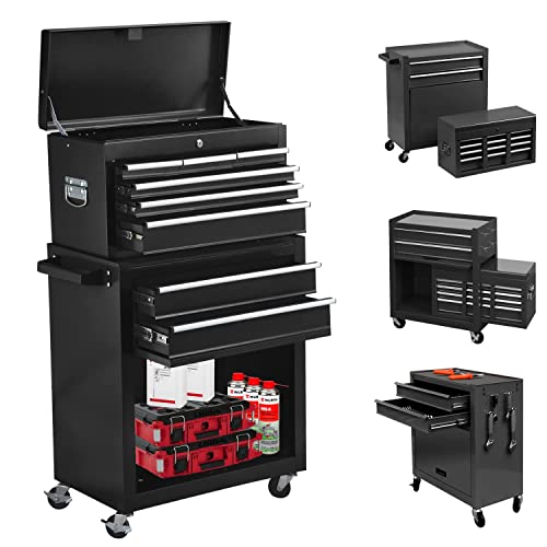 8Drawer Tool Chest Tool Box,Rolling Tool Box,Removable Tool Storage