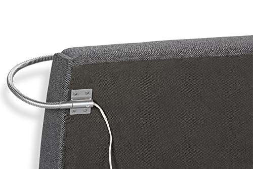 Olympic Life® boxspring leeslampje voor boek/bedlampje voor slaapkamer | montage aan achterkant hoofdbord | aluminium - Afbeelding 8