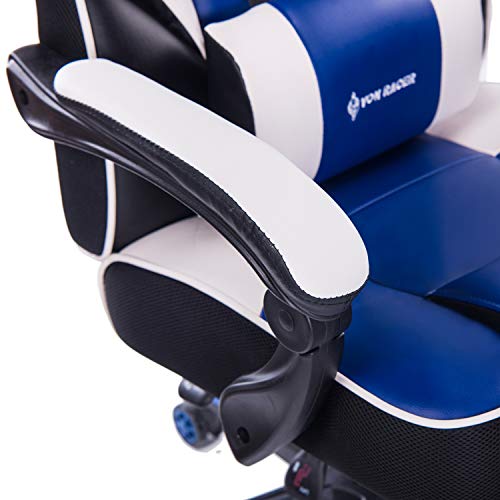 VON RACER Massage Reclining Gaming Chair Ergonomic HighBack Racing