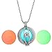 Sharefashion Nnovative Can Open the Heart-shaped Necklace Hollow Luminous Beads (SF-150N337)