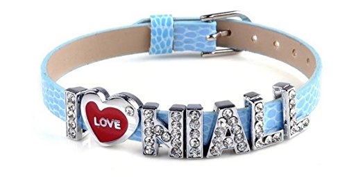 MBOX One direction I love niall blue band bracelet Wristband wrist band