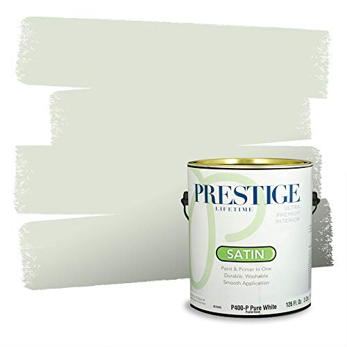 PRESTIGE Paints Interior Paint and Primer In One, 1-Gallon, Satin, Comparable M…