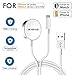 Updated 2019 Version Watch Charger Magnetic Cable for iWatch 5/4/3/2/1, 2in1 Wireless Charging Cable Competible with Apple Watch Series 5/4/3/2/1 and iPhone XR/XS/XS Max/X/8/8Plus/7/7Plus/6/6Plus