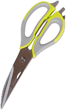 QualityScope Kitchen Scissors – Dynamic Kitchen Scissors - Heavy Duty Kitchen Assistant and Safe Kitchen Shears with Magnetic Holder - Multi-Purpose Scissors and Excellent with Meat, Fish, and BBQ