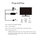 DIWUER Lightning to HDMI Cable Adapter Lightning Digital AV Adapter 1080P HDMI Converter for iPhone iPad Samsung(Silver)